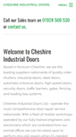 Mobile Screenshot of cheshireindustrialdoors.com